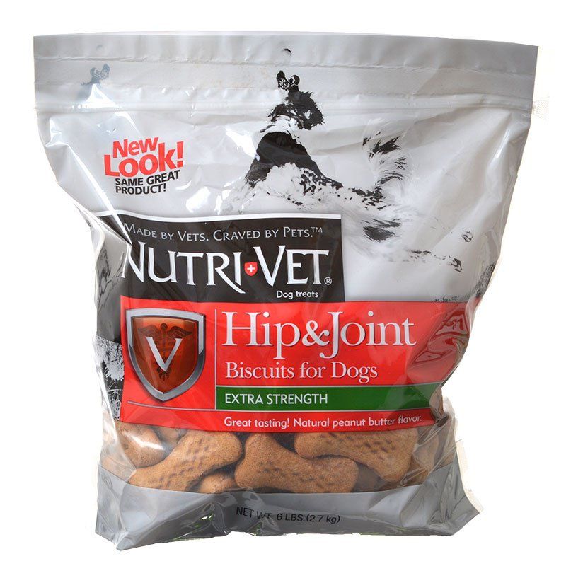 Nutri-Vet Hip & Joint Biscuits for Dogs – Extra Strength | Medical