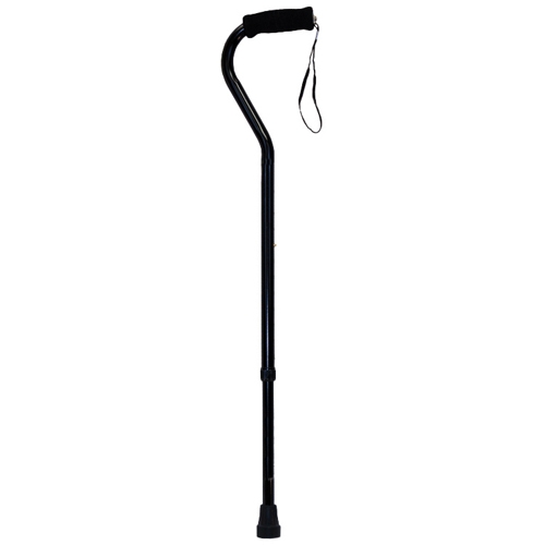 ProBasics Offset Cane w/ Strap Black