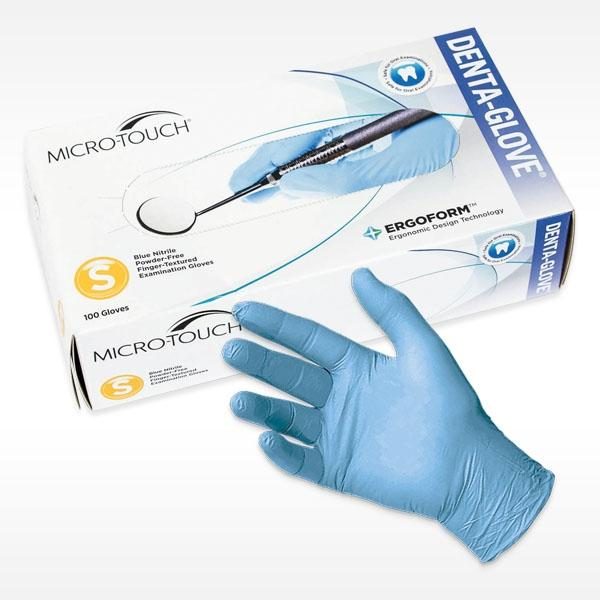 Micro-Touch Denta-Glove, Nitrile Gloves- SMALL Bx/100